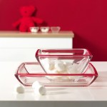 Corner Bowls Red (Medium)