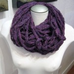 Knitted Neck Lace Purple (Medium)
