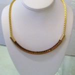 Little Sister Surved Velvet Necklace (Medium)