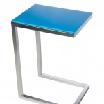 Occasional Table Safari Glass Blue 3Q small (Medium)