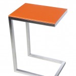 Occasional Table Safari Glass Orange 3Q small (Medium)