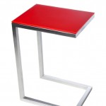 Occasional Table Safari Glass Red 3Q small (Medium)