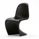 panton chair black (Medium)