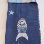 Designer Kids Blanket_Space Ship (Medium)